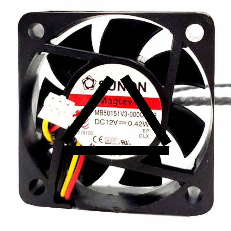 Sunon Maglev MB50151V3-000C-F99 DC 12V 0.42W 5015 Axial Cooling Fan