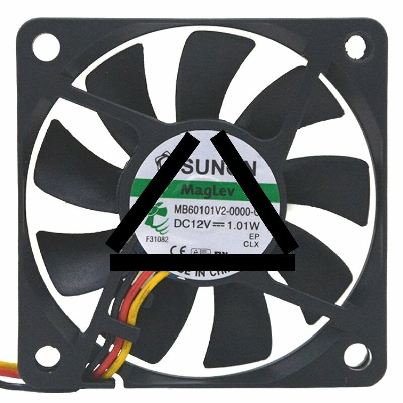 Sunon Maglev MB60101V2-0000-G99 DC 12V 1.01W 2 Wires / 3 Wires Axial Cooling Fan