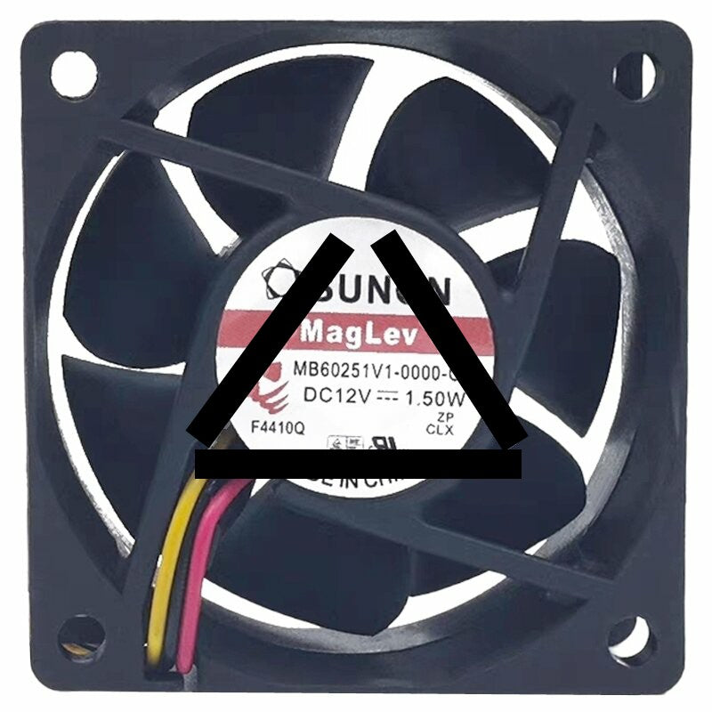 Sunon Maglev MB60251V1-0000-G99 DC 12V 1.50W 2 Wires / 3 Wires Axial Cooling Fan