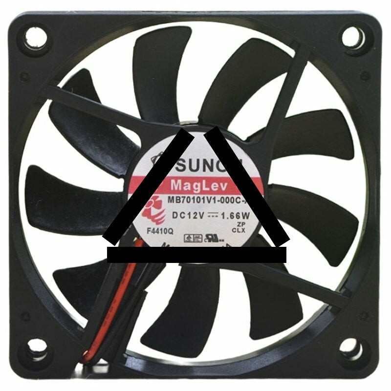 Sunon Maglev MB70101V1-000C-A99 DC 12V 1.66W 2 Wires Axial Cooling Fan