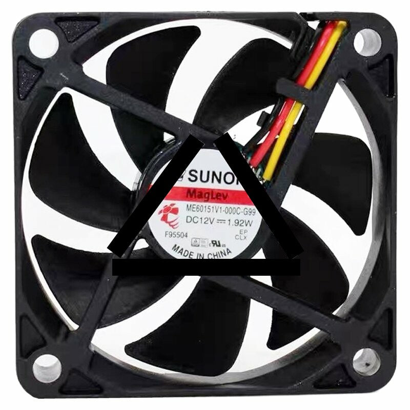 Sunon Maglev ME60151V1-000C-G99 DC 12V 1.92W 3 Wires Axial Cooling Fan
