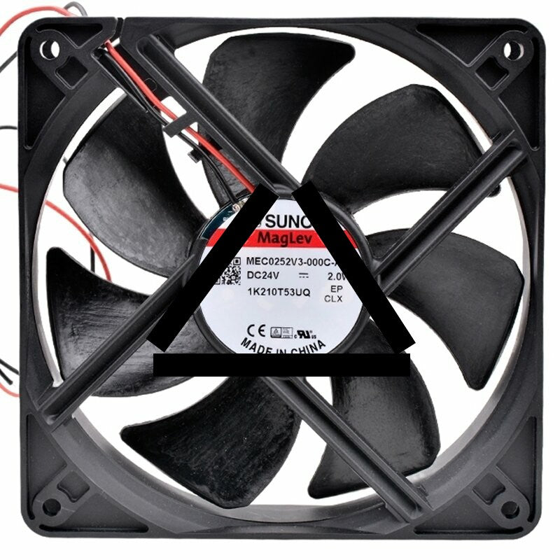 Sunon Maglev MEC0252V3-000C-A99 DC 24V 2.0W 2 Wires Axial Cooling Fan