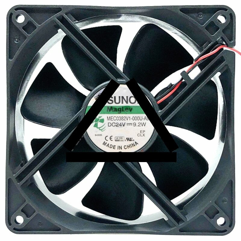 Sunon Maglev MEC0382V1-000U-A99 DC 24V 9.2W 2 Wires Axial Cooling Fan