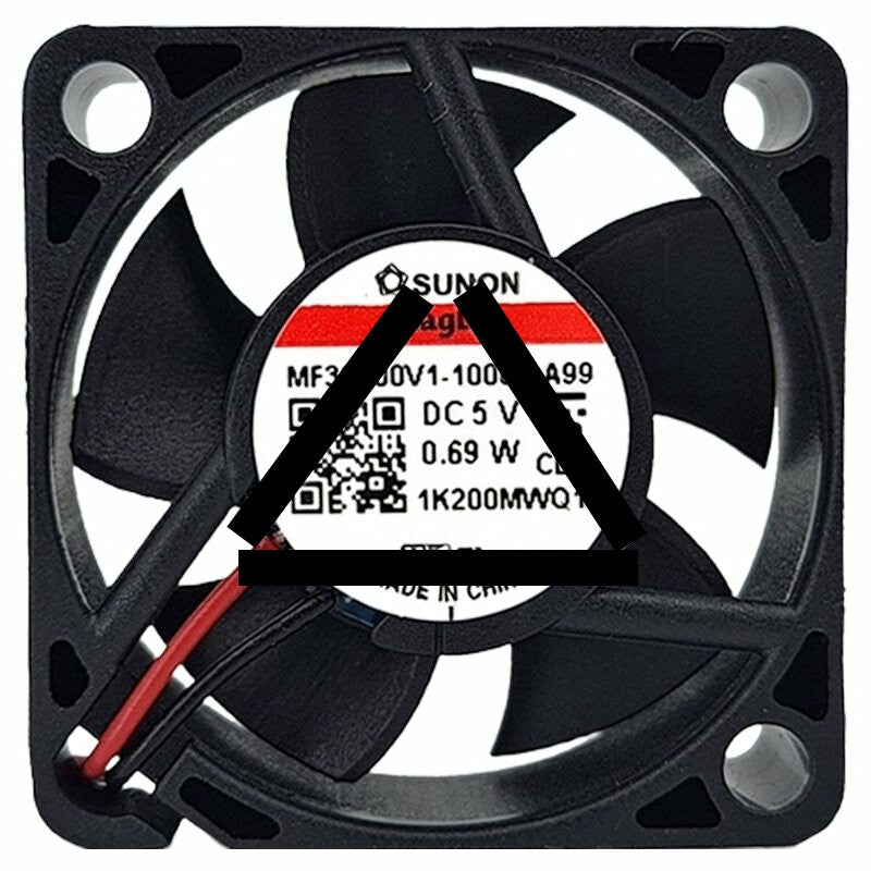 Sunon Maglev MF30100V1-1000C-A99 DC 5V 0.69W 2 Wires Axial Cooling Fan