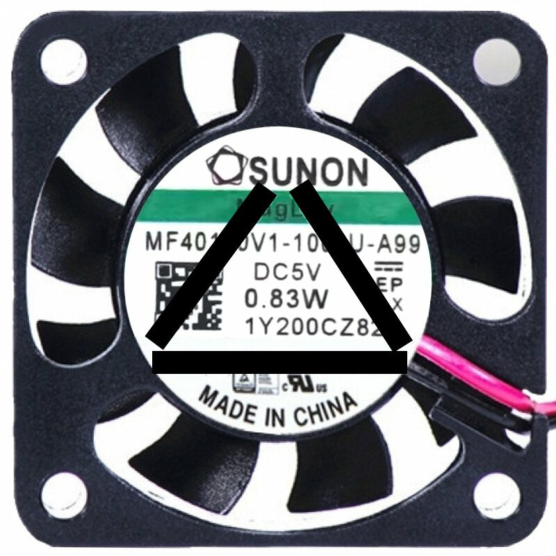 Sunon Maglev MF40100V1-1000U-A99 DC 5V 0.83W 2 Wires Axial Cooling Fan