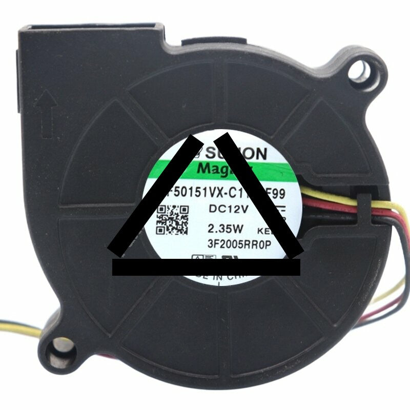 Sunon Maglev MF50151VX-C11U-F99 DC 12V 2.35W 3 Wires Blower Cooling Fan