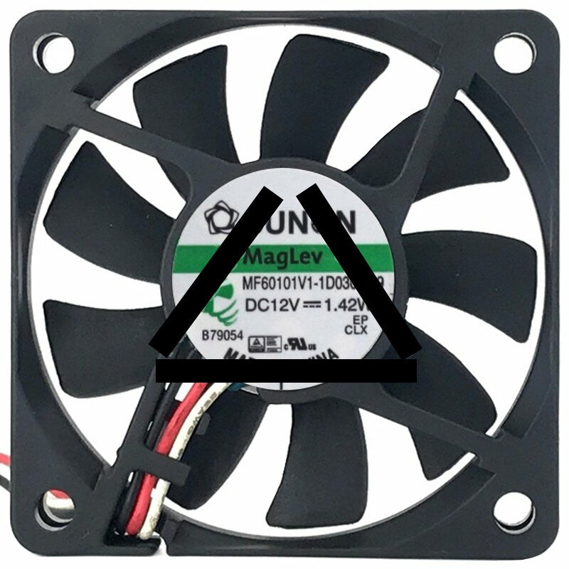 Sunon Maglev MF60101V1-1D030-F99 DC 12V 1.42W 3 Wires Axial Cooling Fan