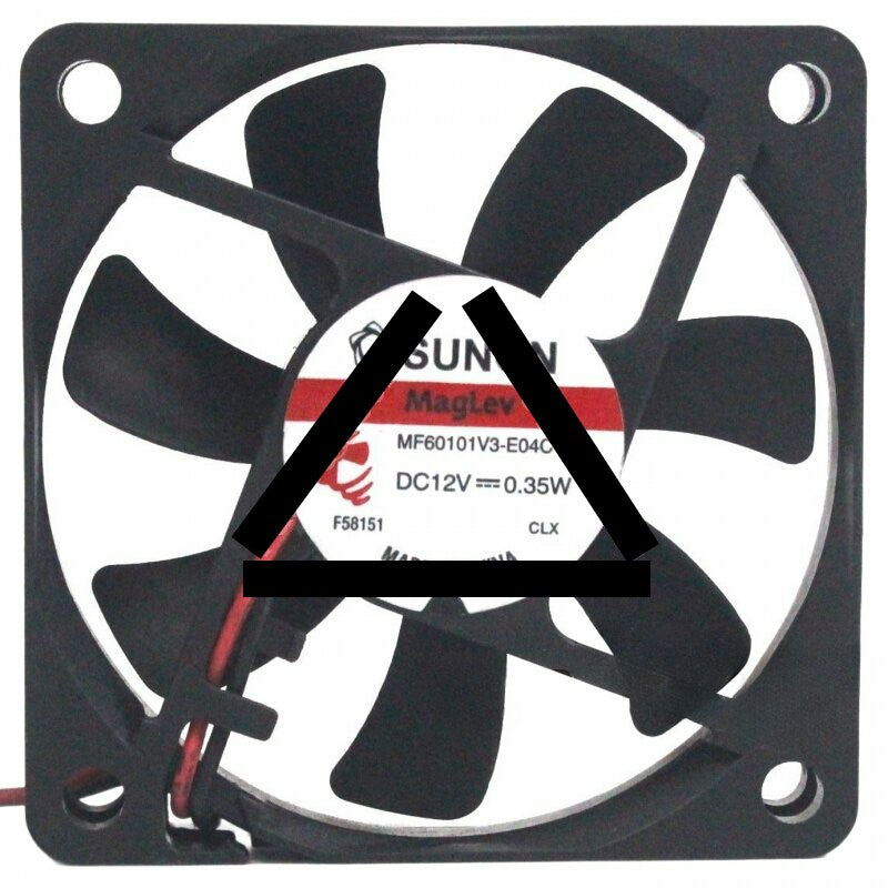 Sunon Maglev MF60101V3-E04C-A99 DC 12V 0.35W 2 Wires Axial Cooling Fan