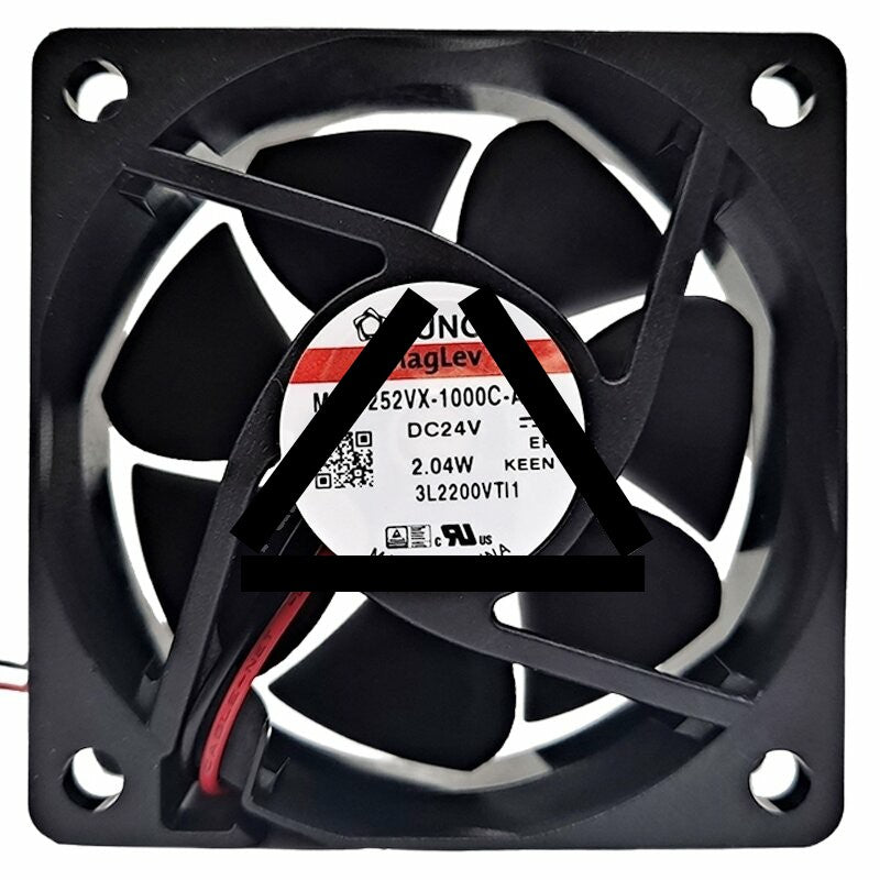 Sunon Maglev MF60252VX-1000C-A99 DC 24V 2.04W 2 Wires Axial Cooling Fan
