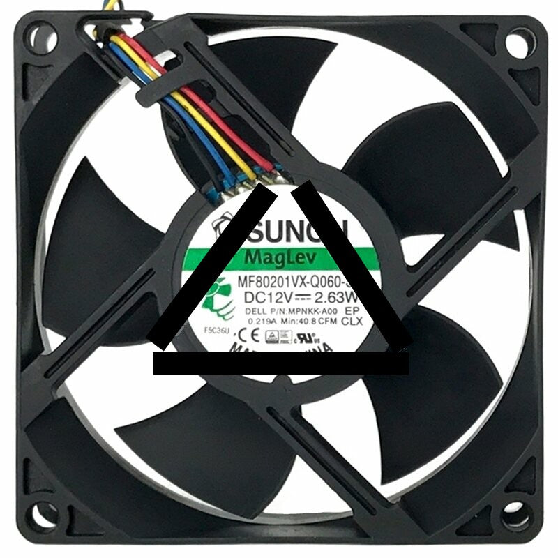 Sunon Maglev MF80201VX-Q060-S99 DC 12V 2.63W Axial Cooling Fan