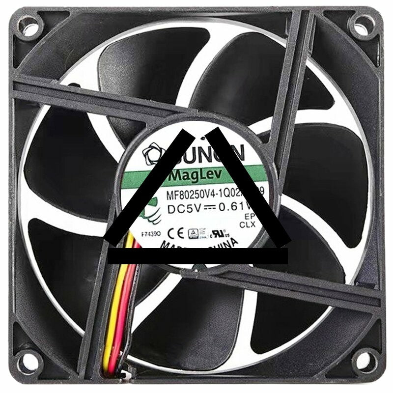 Sunon Maglev MF80250V4-1Q02A-F99 DC 5V 0.61W 3 Wires Axial Cooling Fan