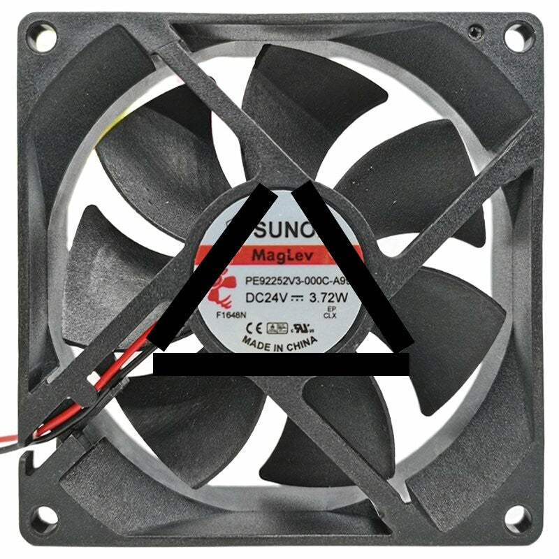 Sunon Maglev PE92252V3-000C-A99 DC 24V 3.72W 2 Wires Axial Cooling Fan