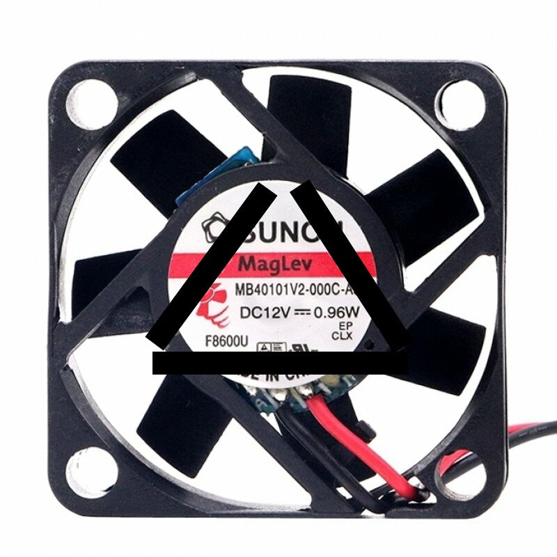 Sunon MB40101V2-000C-A99 DC 12V 0.96W 2 Wires Axial Cooling Fan
