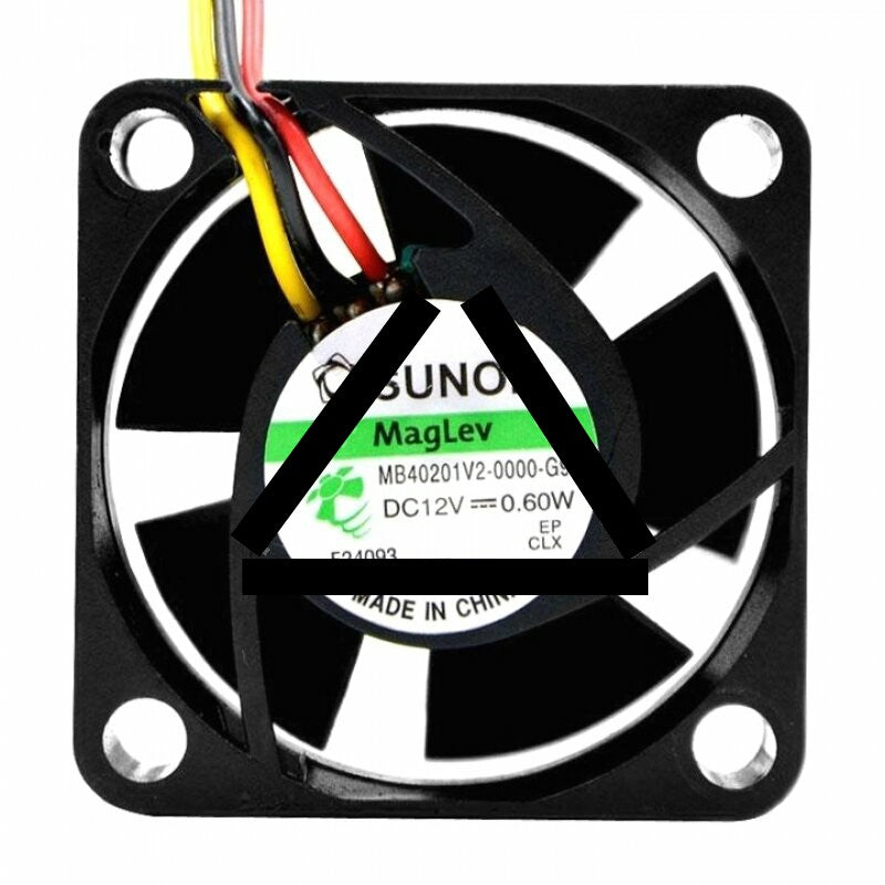 Sunon MB40201V2-0000-G99 DC 12V 0.6W 2 Wires / 3 Wires Axial Cooling Fan