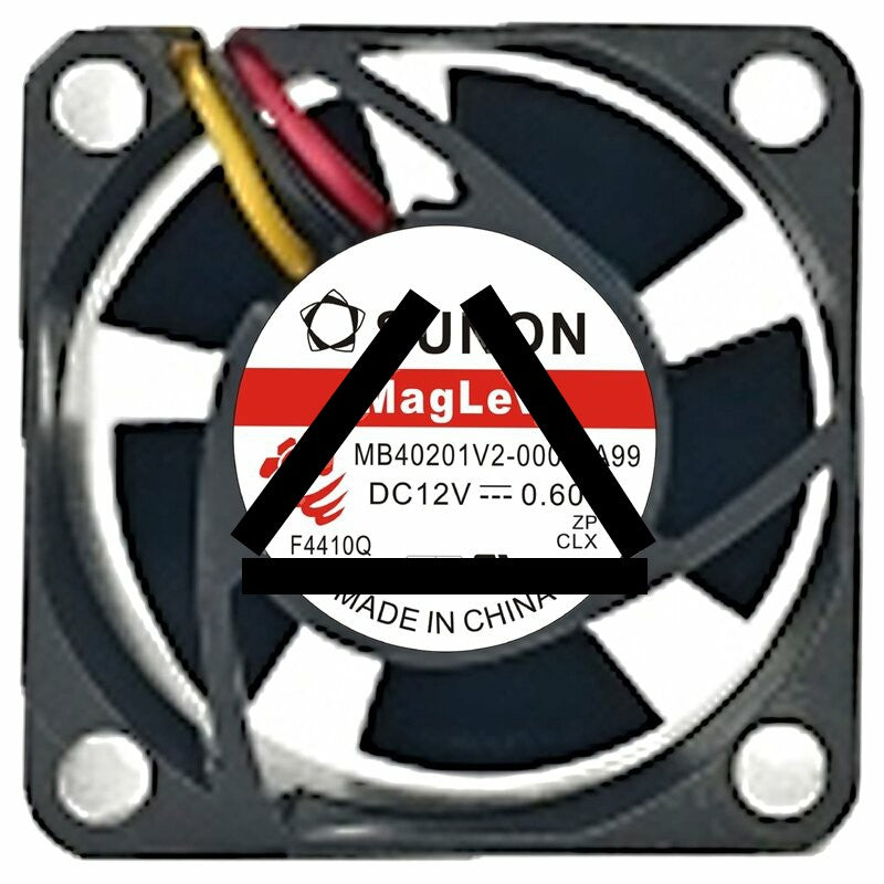 SUNON MB40201V2-000C-A99 DC 12V 0.60W 2 Wires / 3 Wires Axial Cooling Fan