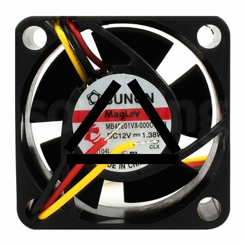 Sunon MB40201VX-000C-G99 DC 12V 1.38W 2 Wires / 3 Wires Axial Cooling Fan