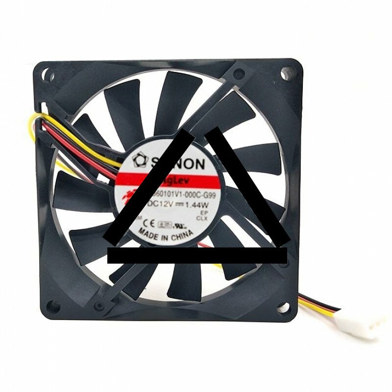 Sunon MB60101V1-000C-G99 DC 12V 1.44W 2 Wires / 3 Wires Axial Cooling Fan