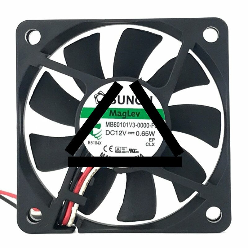 Sunon MB60101V3-0000-F99 DC 12V 0.65W 6010 Axial Cooling Fan