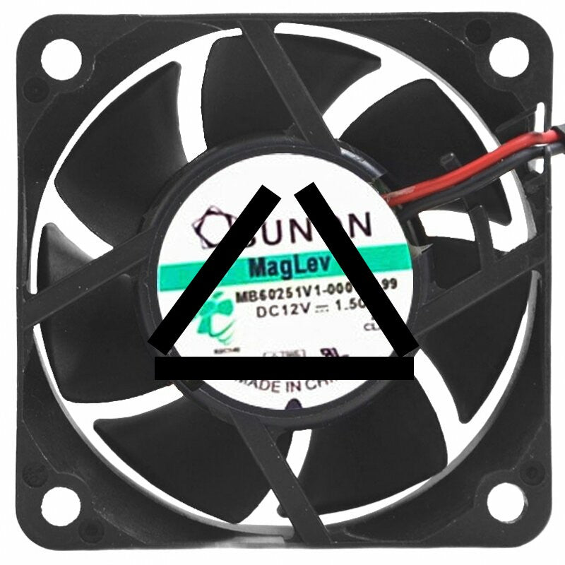 Sunon MB60251V1-000U-A99 12V 1.50W 2 Wires Cooling Fan