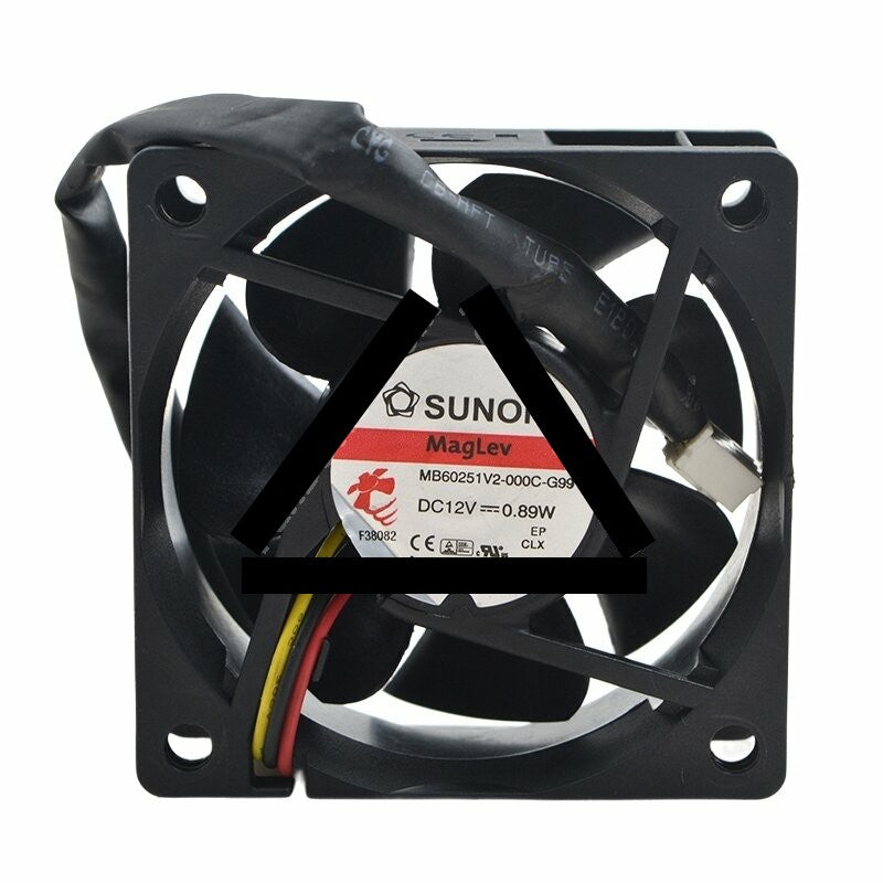 Sunon MB60251V2-000C-G99 DC 12V 0.89W 3 Wires Axial Cooling Fan