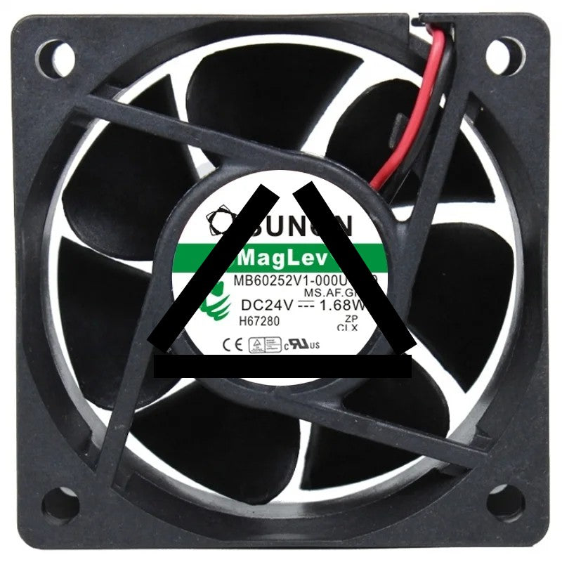 Sunon MB60252V1-000U-A99 24V 1.68W 2 / 3 Wires Cooling Fan