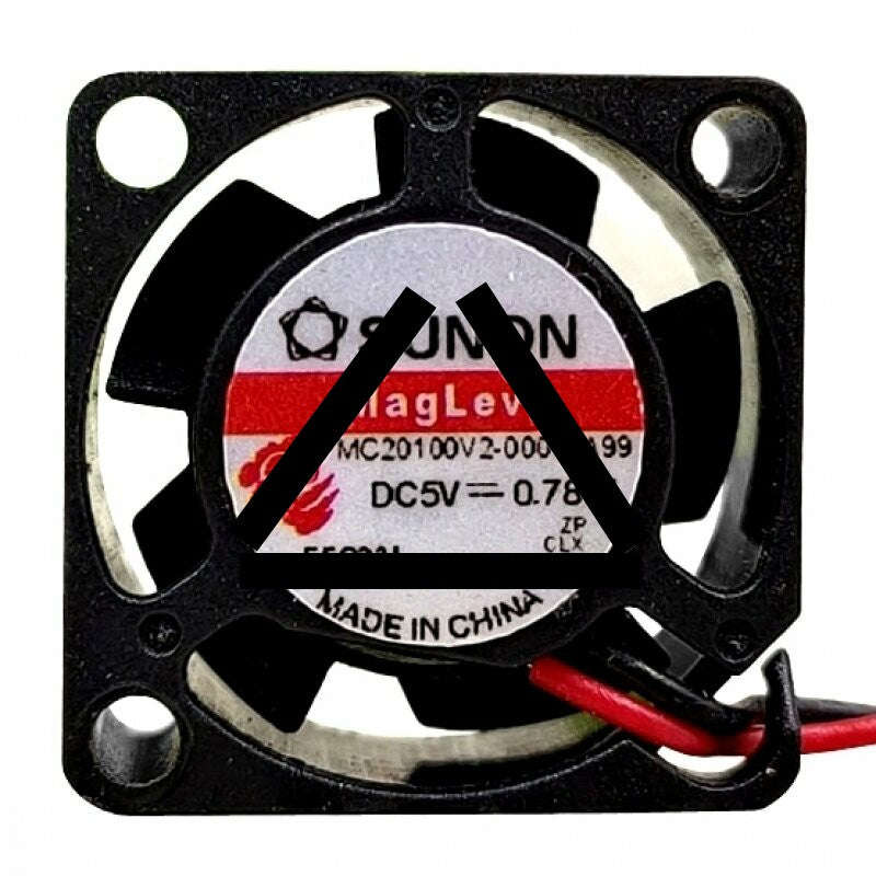 Sunon MC20100V2-000C-A99 DC 5V 0.78W 2 Wires Axial Cooling Fan
