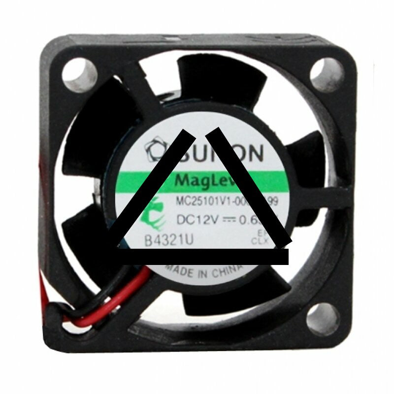 Sunon MC25101V1-0000-A99 DC 12V 0.69W 2 Wires Axial Cooling Fan