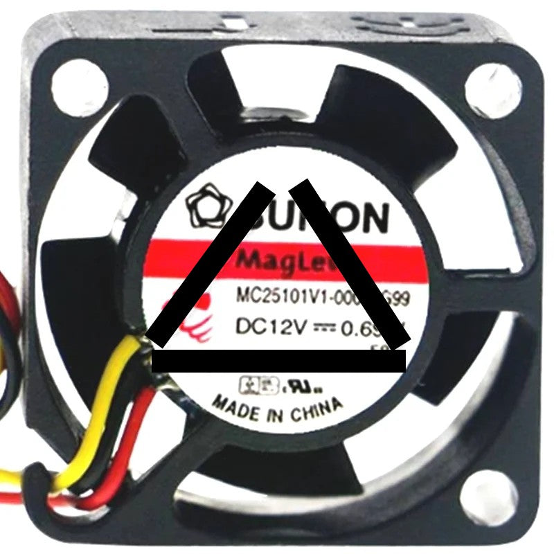 Sunon MC25101V1-000C-G99 12V 0.69W 3 Wires Maglev Cooling Fan