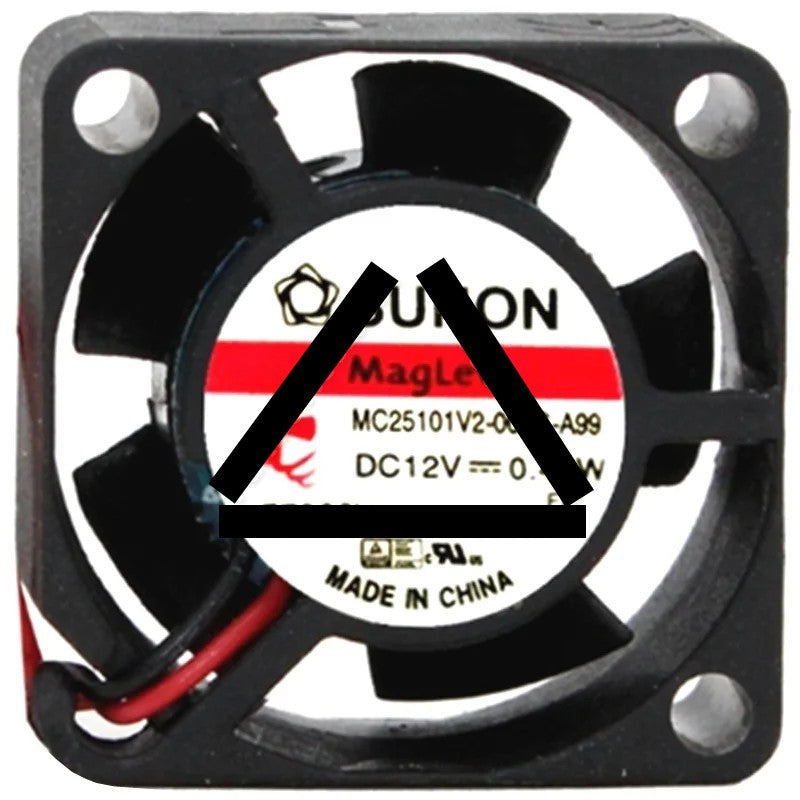 Sunon MC25101V2-000C-A99 12V 0.45W 2 Wires Maglev Cooling Fan