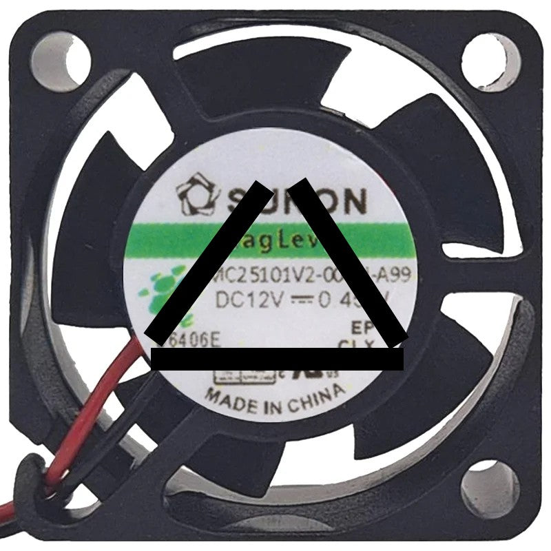 Sunon MC25101V2-000U-A99 12V 0.45W 2 / 3 Wires Axial Fan