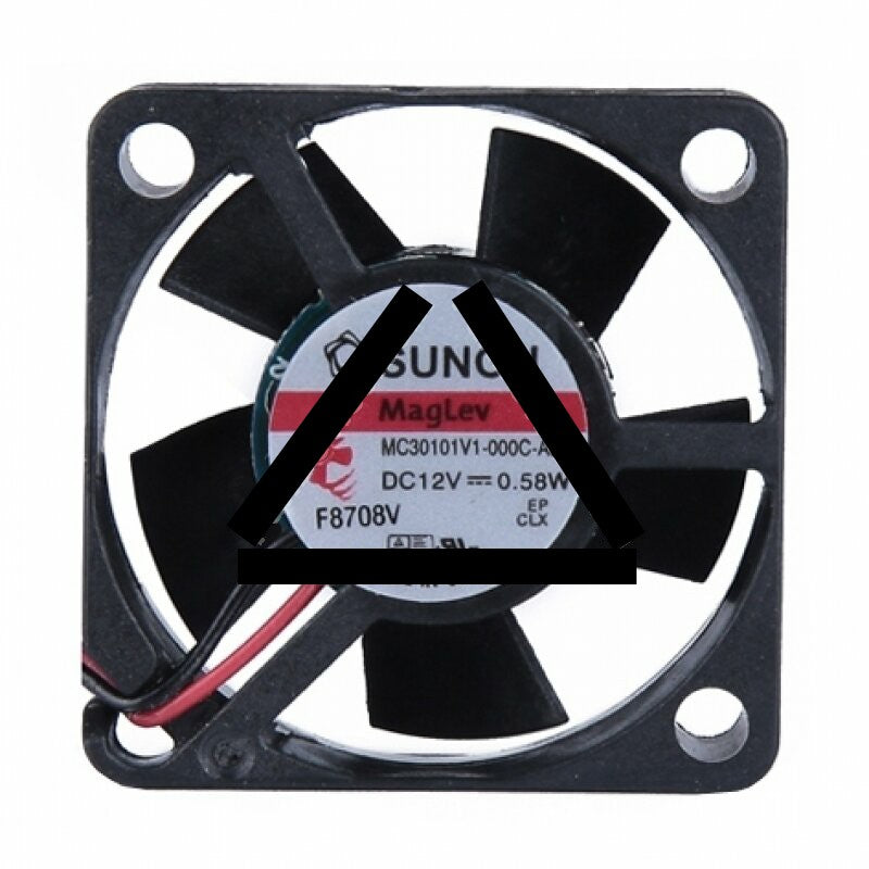 Sunon MC30101V1-000C-A99 DC 12V 0.58W 2 Wires Axial Cooling Fan