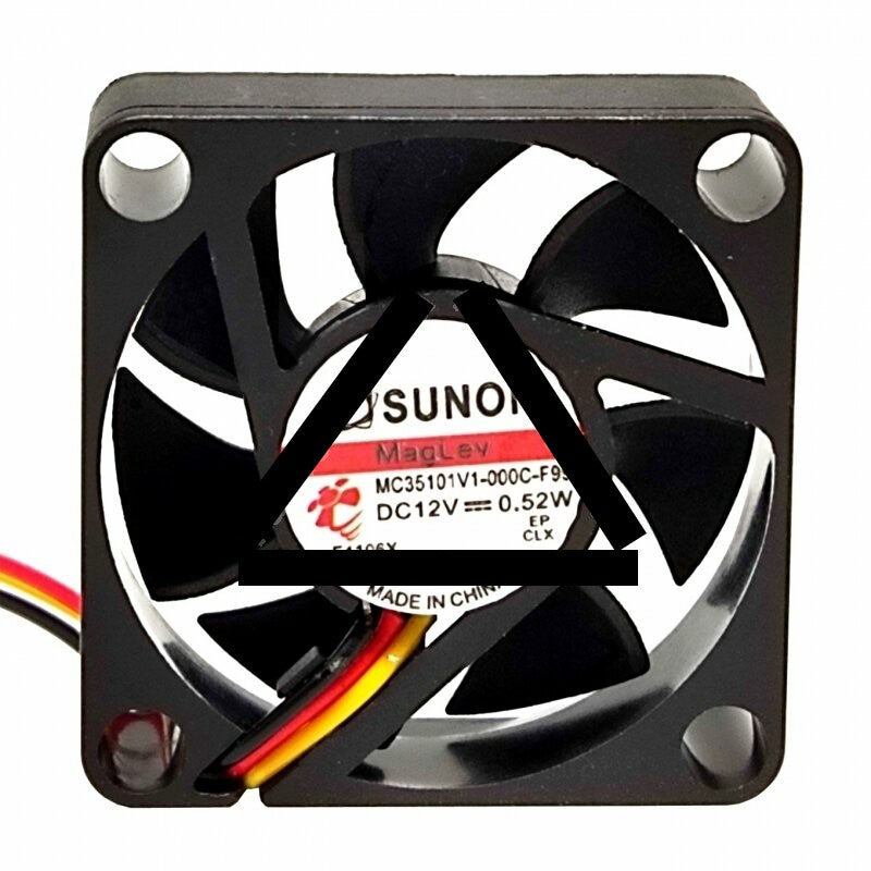 Sunon MC35101V1-000C-F99 DC 12V 0.52W 2 Wires / 3 Wires Axial Cooling Fan