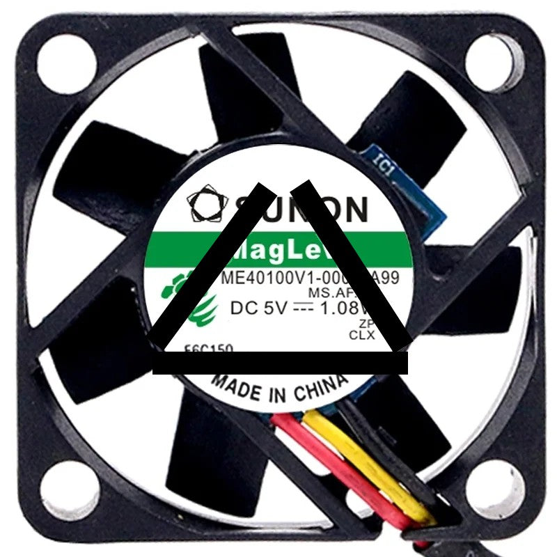 Sunon ME40100V1-000U-A99 5V 1.08W 2 / 3 Wires Cooling Fan