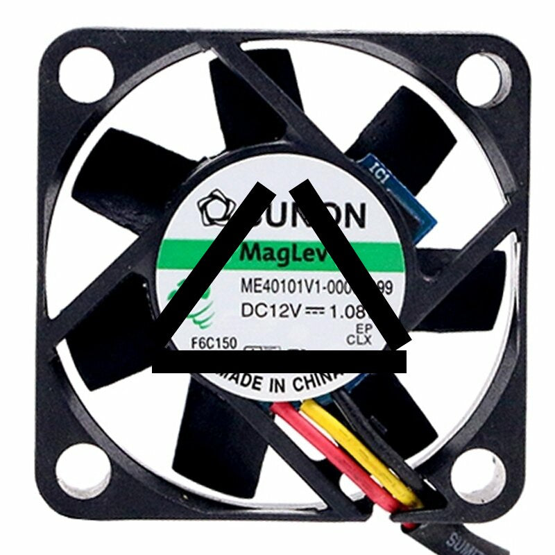 Sunon ME40101V1-0000-G99 DC 12V 1.08W 2 Wires / 3 Wires Axial Cooling Fan