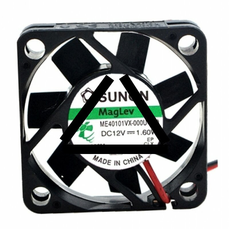 Sunon ME40101VX-000U-A99 DC 12V 1.60W 2 Wires Axial Cooling Fan