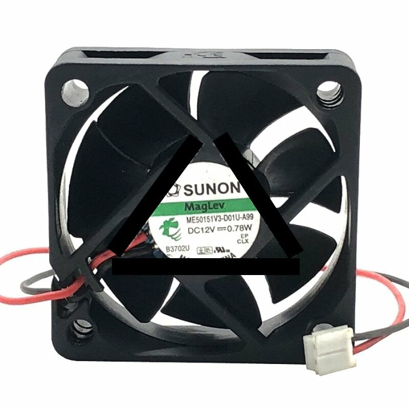 Sunon ME50151V3-D01U-A99 DC 12V 0.78W 2 Wires Axial Cooling Fan