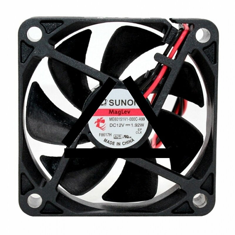 Sunon ME60151V1-000C-A99 DC 12V 1.92W 2 Wires Axial Cooling Fan