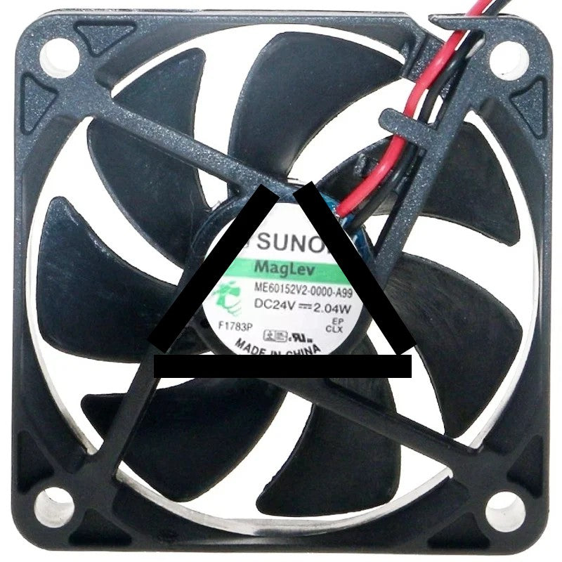 Sunon ME60152V2-0000-A99 DC 24V 2.04W 2 Wires Maglev Cooling Fan