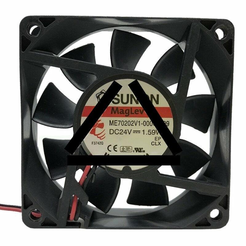 Sunon ME70202V1-000C-A99 DC 24V 1.59W 2 Wires Axial Cooling Fan
