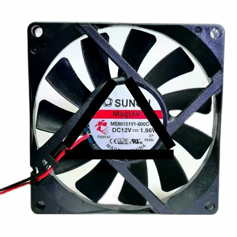 SUNON ME80151V1-000C-A99 DC 12V 1.96W 2 Wires Axial Cooling Fan