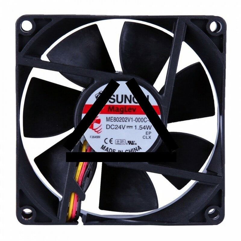SUNON ME80202V1-000C-G99 DC 24V 1.54W 2 Wires / 3 Wires Axial Cooling Fan
