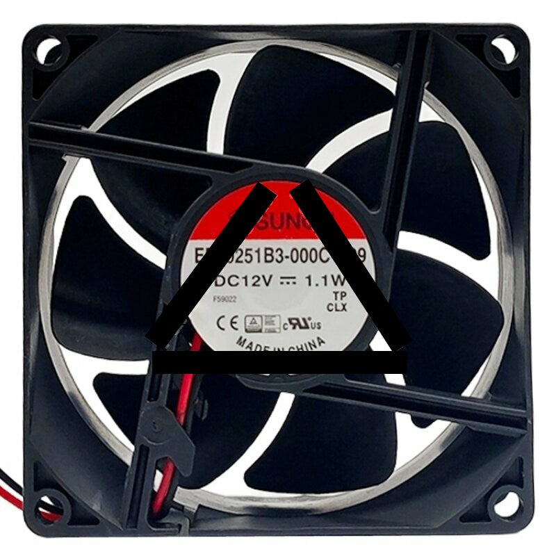 Sunon ME80251B3-000C-A99 DC 12V 1.1W 2 Wires Axial Cooling Fan