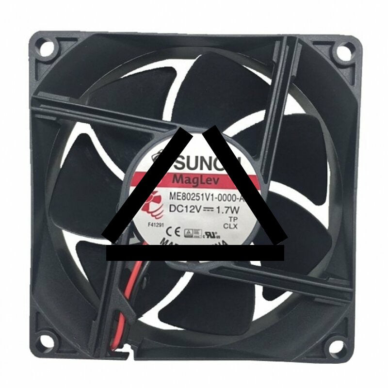 Sunon ME80251V1-0000-A99 DC 12V 1.7W 2 Wires Axial Cooling Fan