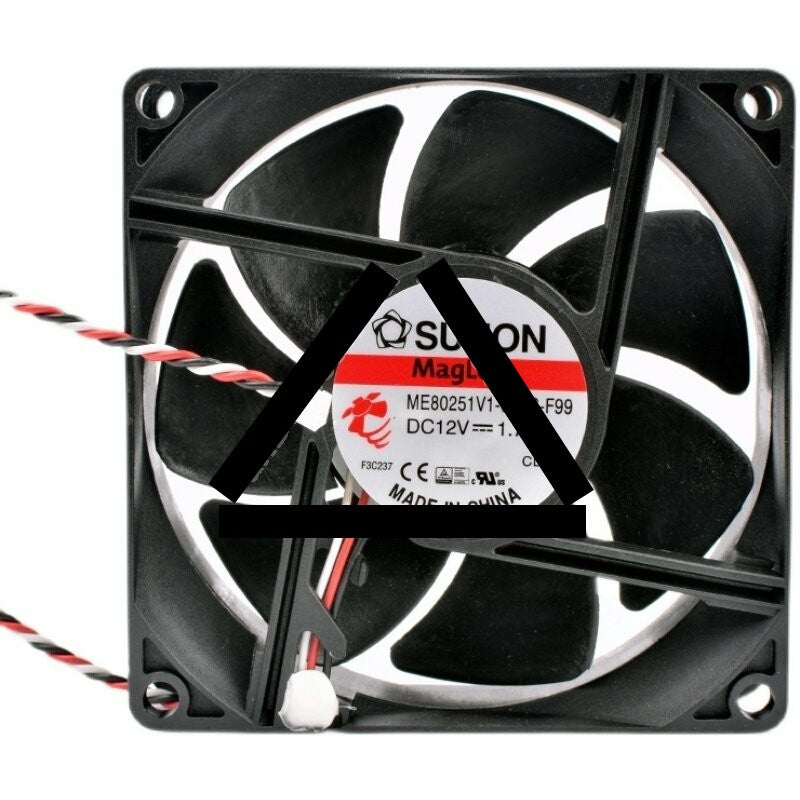Sunon ME80251V1-000C-F99 DC 12V 1.7W 2 Wires / 3 Wires Axial Cooling Fan