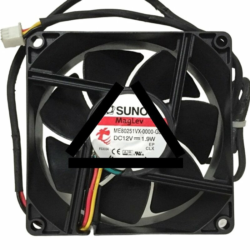 Sunon ME80251VX-0000-G99 DC 12V 1.9W 2 Wires / 3 Wires Axial Cooling Fan