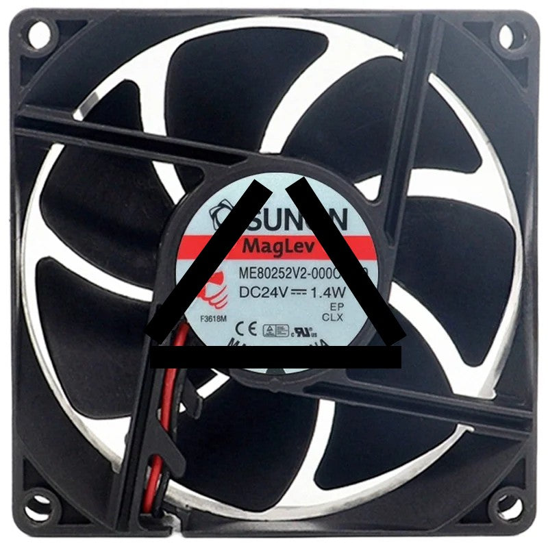 Sunon ME80252V2-000C-A99 DC 24V 1.4W 2 Wires Axial Cooling Fan