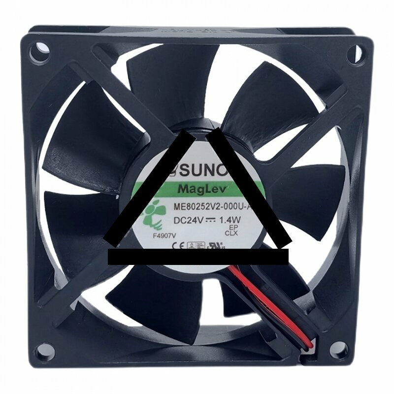 Sunon ME80252V2-000U-A99 DC 24V 1.4W 2 Wires Axial Cooling Fan