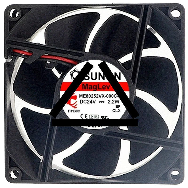 Sunon ME80252VX-000C-A99 DC 24V 2.2W 2 Wires Maglev Cooling Fan