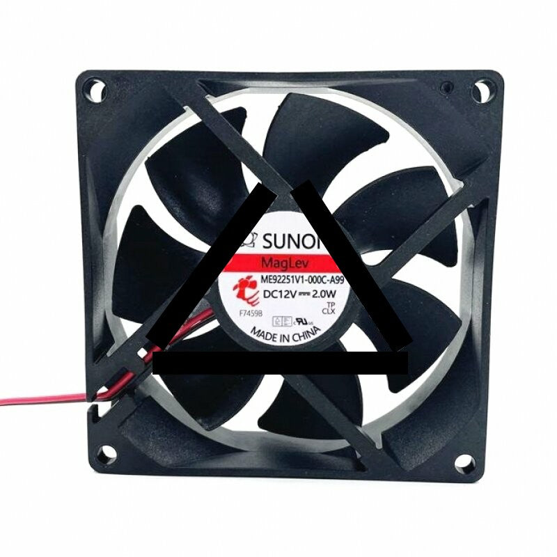 SUNON ME92251V1-000C-A99 DC 12V 2.0W 2 Wires Axial Cooling Fan