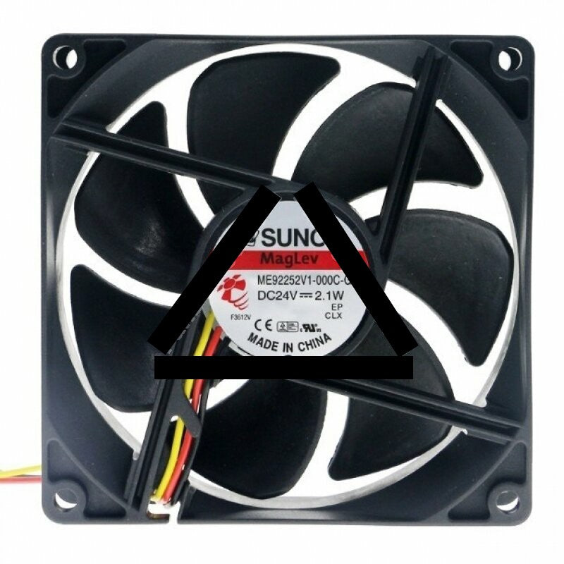 Sunon ME92252V1-000C-G99 DC 24V 2.1W 2 Wires / 3 Wires Axial Cooling Fan